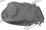 Bekleding stoelzitting leer (SCHWARZ)