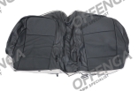 Bekleding achterbank basis zitting geperf. leder (NASW SCHWARZ   )