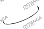 Stootstrip bumper achter gegrond