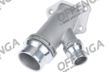Koelwaterflens Aluminium M47/M57 zijkant cilinderkop