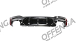 Diffuser M-bumper G30 G31 hoogglans zwart
