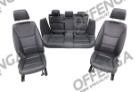 Zwart kunstleder interieur E91