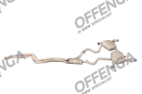 Uitlaat compleet E90 E91 (midden demper met achter dempers)
