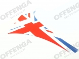 Stickers voorscherm 'Union Jack' MINI R55/R56