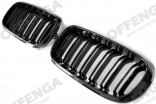 Grilldeelset Hoogglans zwart F15/F16