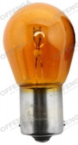Osram lamp 12V 21W. Oranje. BAU15s ( Symmetrisch )