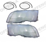 Set koplampglazen E46 type 1