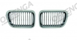 Grilldeel set chroom E36 Type 2
